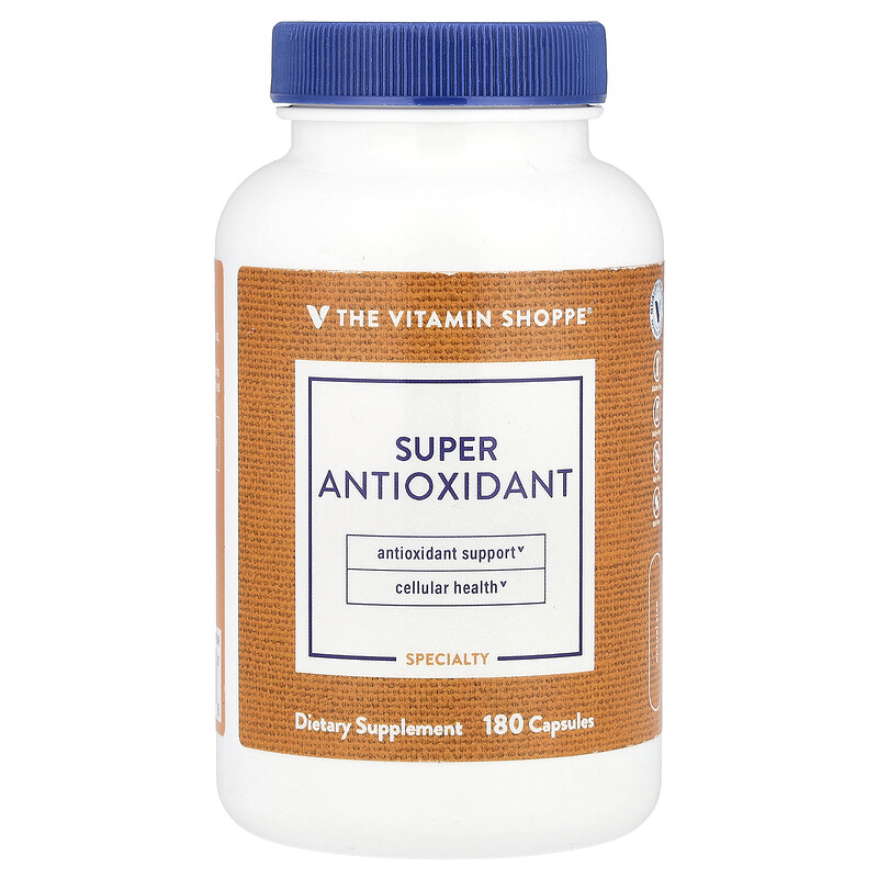 

The Vitamin Shoppe, Супер антиоксидант, 180 капсул