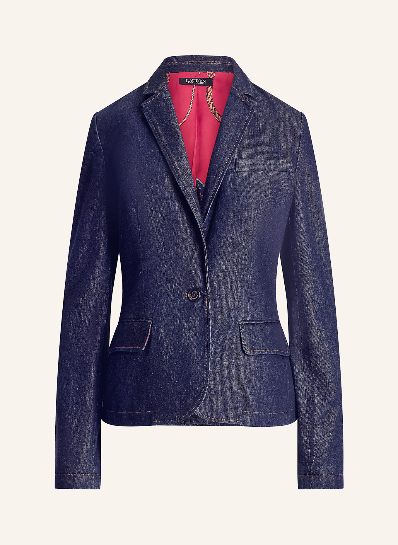 

Джинсовый блейзер Lauren Ralph Lauren, синий