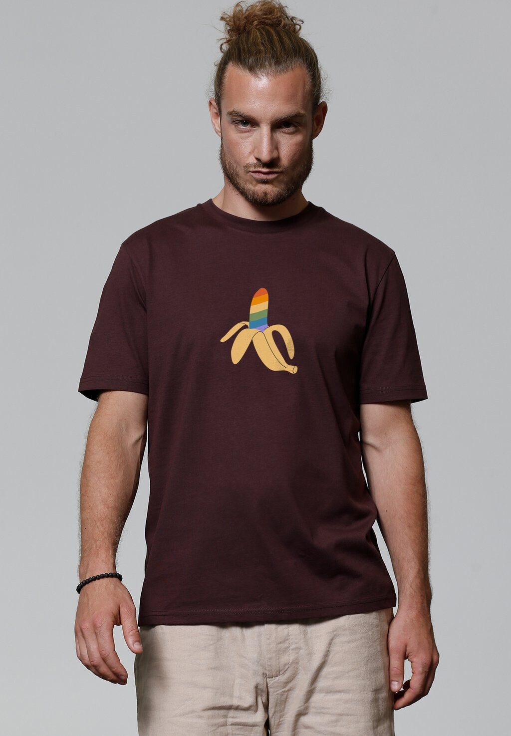 

Футболка с принтом watapparel, темно-красный