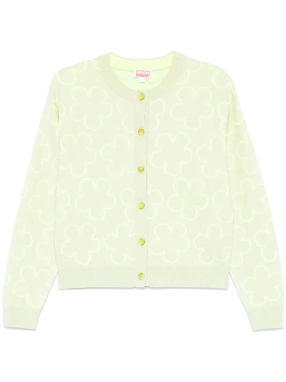 

Kenzo кардиган Hana Dots, зеленый