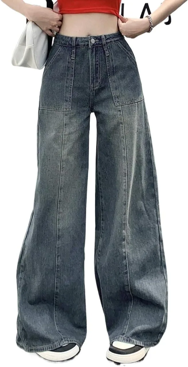 Женские классические джинсы Plain Denim Generic, Medium Wash