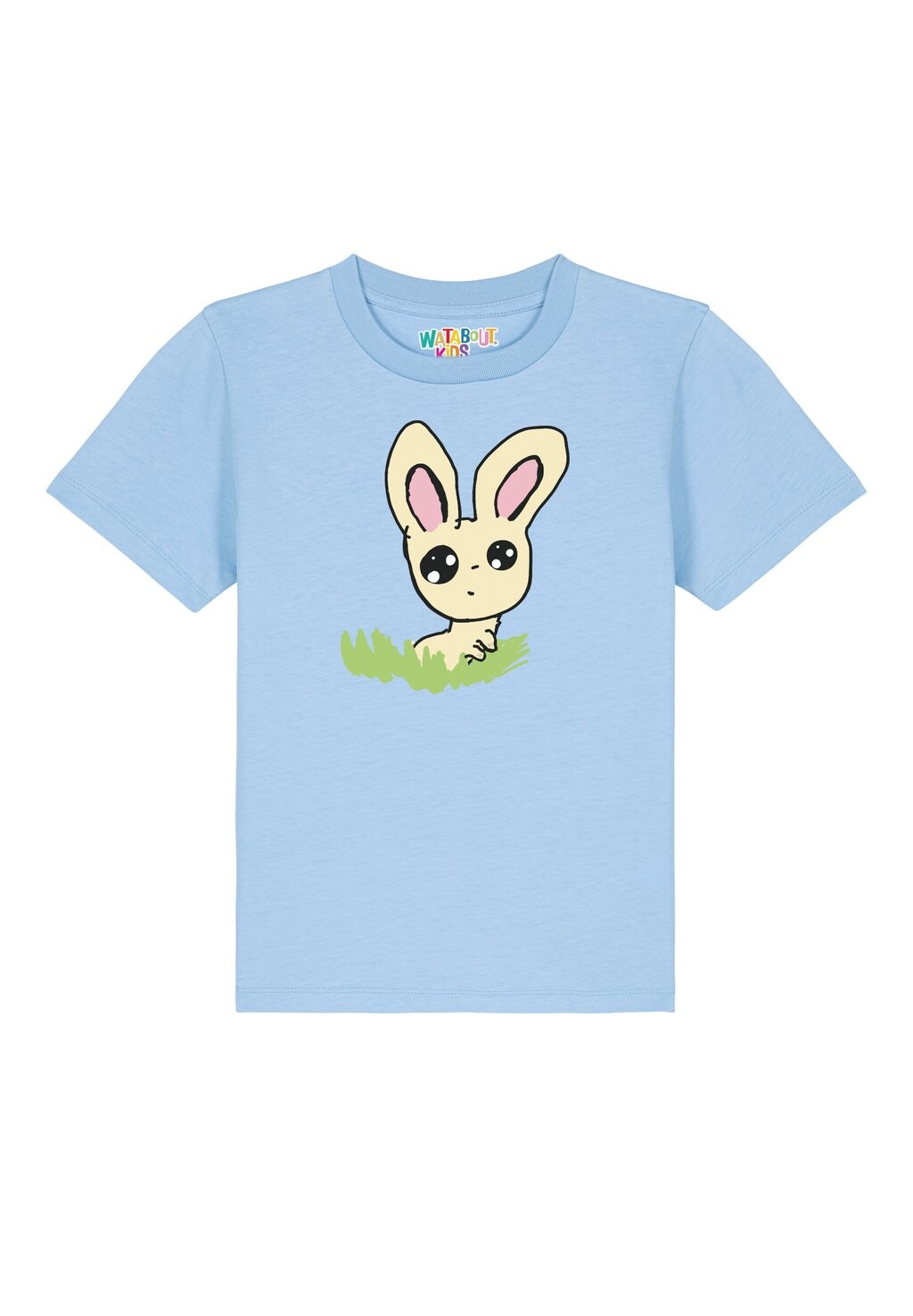Футболка OSTERHASE IM GRAS watapparel, светло-голубой — фото 3