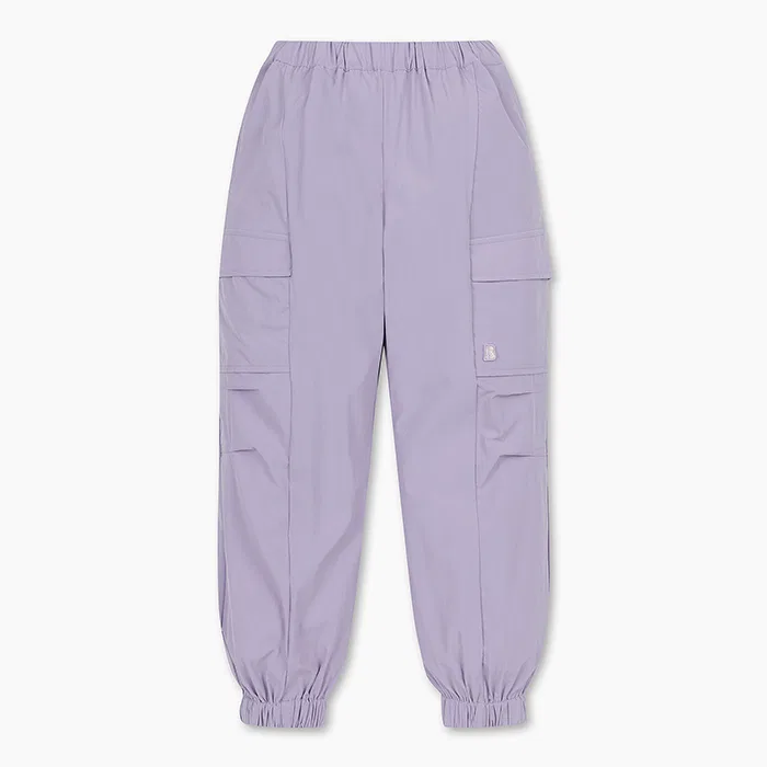 Детские джоггеры из синтетической ткани лавандовые от Benetton Kids