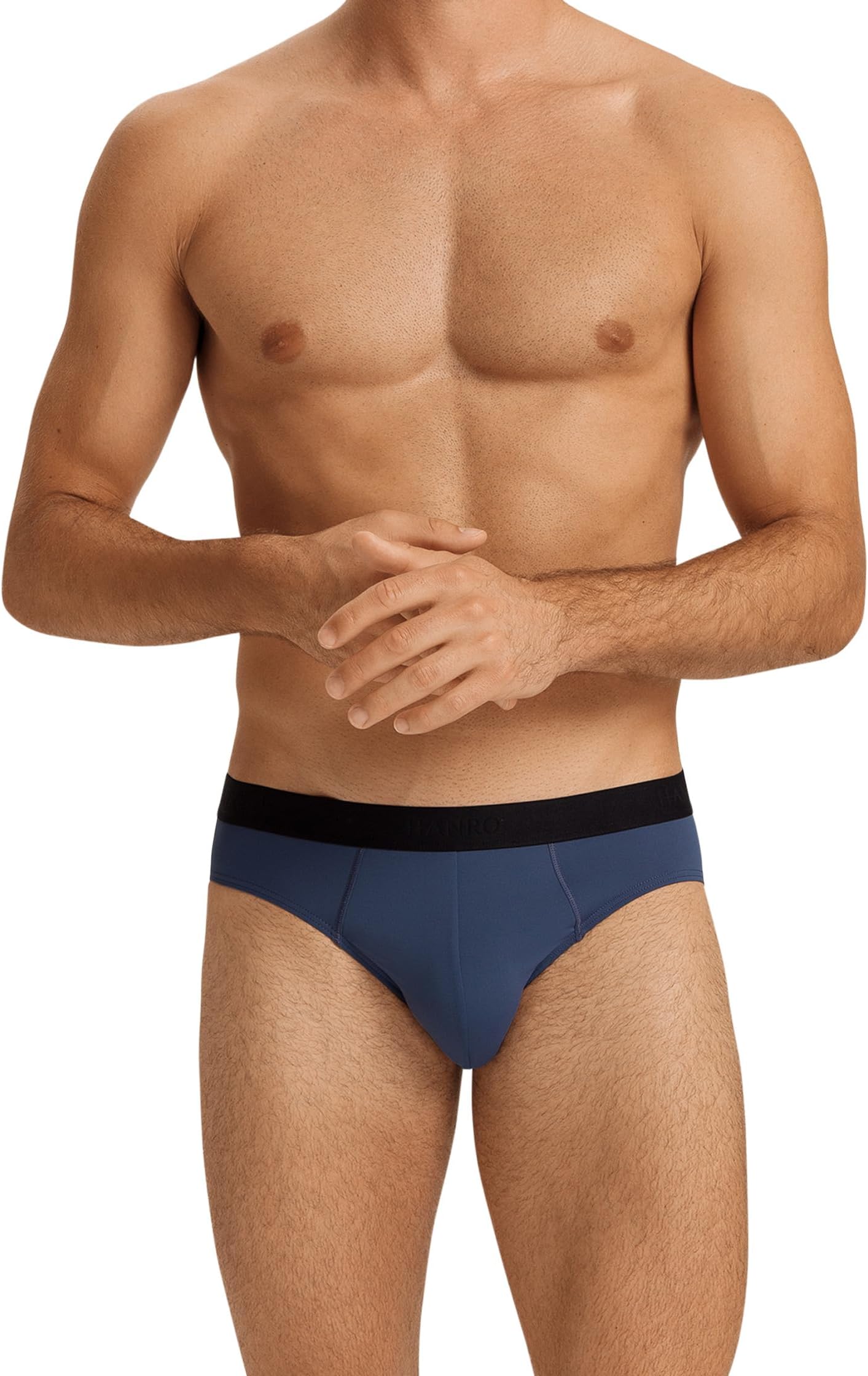 

Трусы Hanro Micro Touch Brief - No Fly, цвет Vintage Indigo