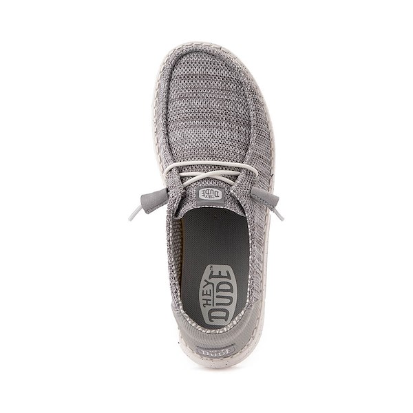 Слипоны Womens HEYDUDE Wendy Sox Slip-On Casual Shoe, цвет Light Grey — фото 2