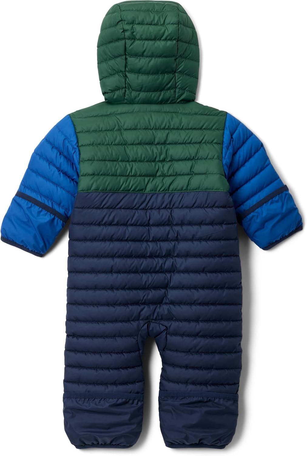 Columbia Unisex Baby Powder Lite II Reversible Bunting, Collegiate Navy/Rain Forest/Mountain Blue — фото 2