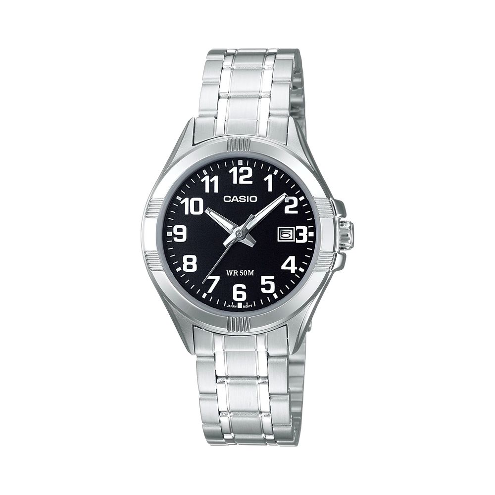 

Серебряные часы из нержавеющей стали Casio