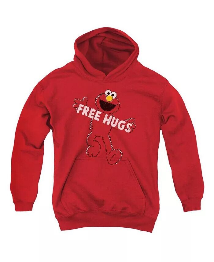

Толстовка с капюшоном Youth Free Hugs Sesame Street, красный