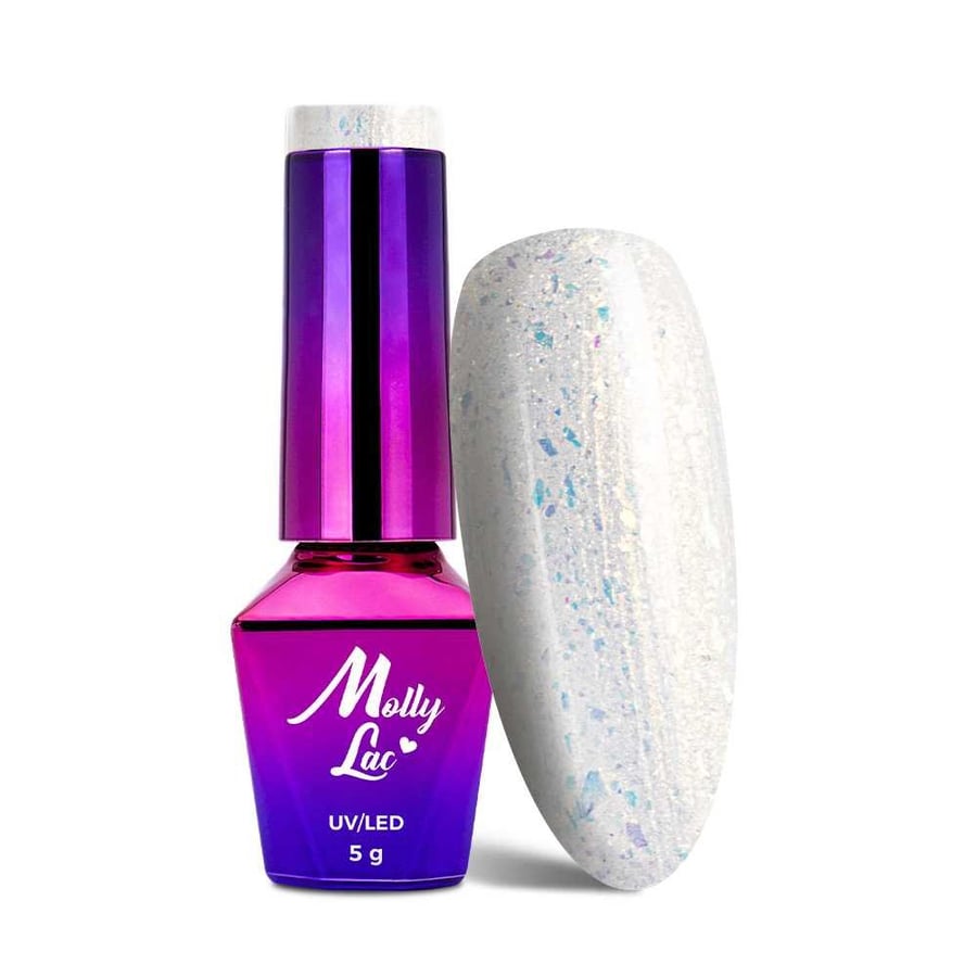 

Гибридный лак для ногтей MollyLac Mermaid Whispers Pearl Elixir 5 г № 597