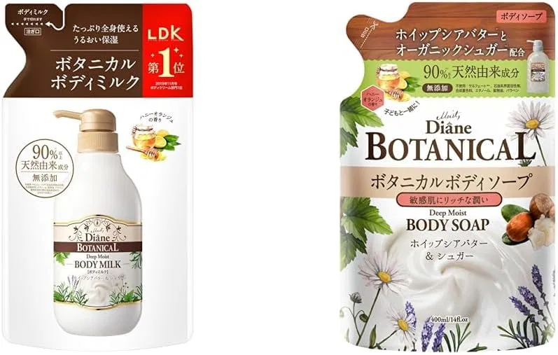 Лосьон для тела Diane Botanical, увлажняющий, с ароматом меда и апельсина, 400 мл