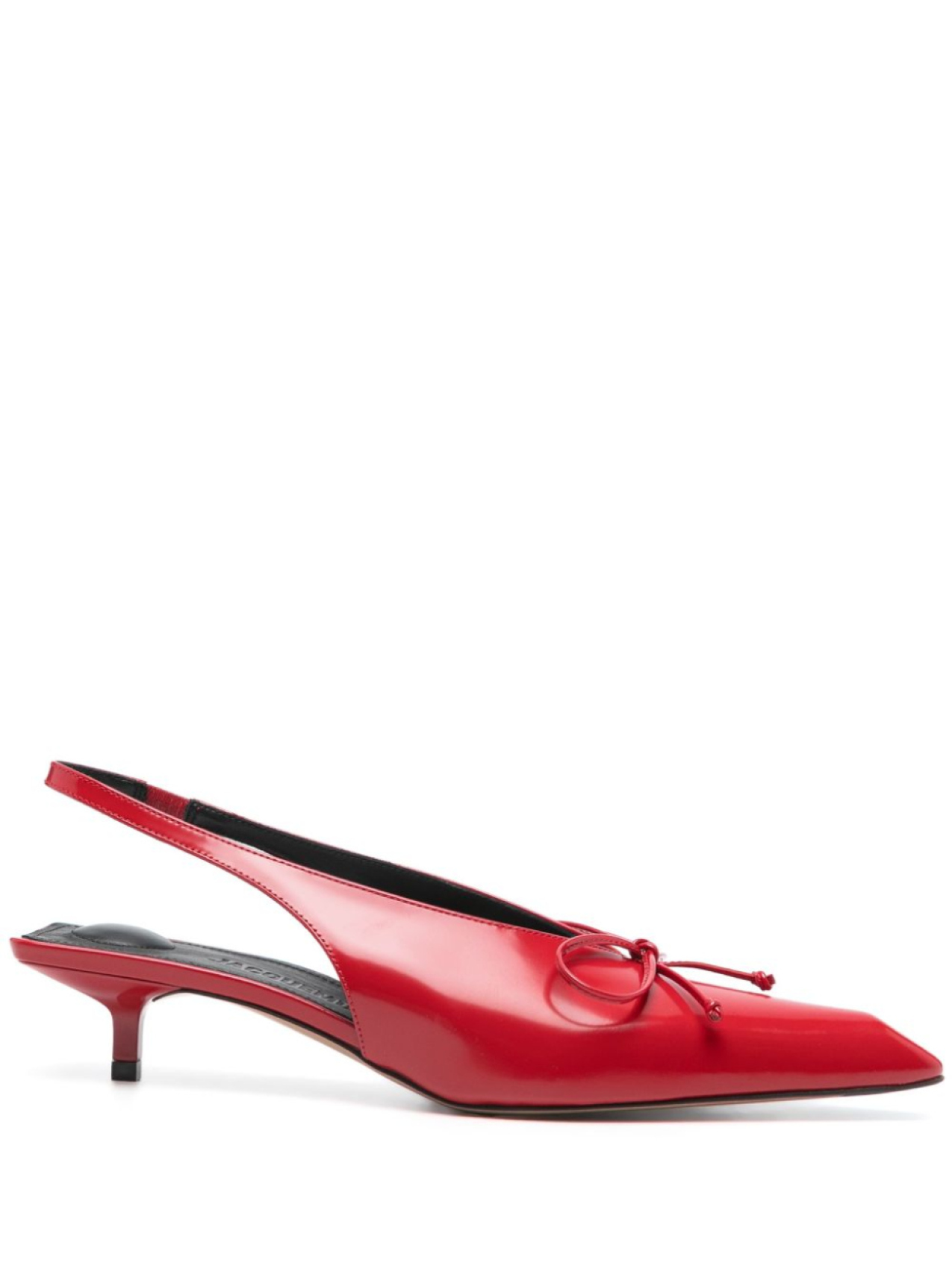 Туфли-лодочки Jacquemus 35mm Cubisto slingback, красный