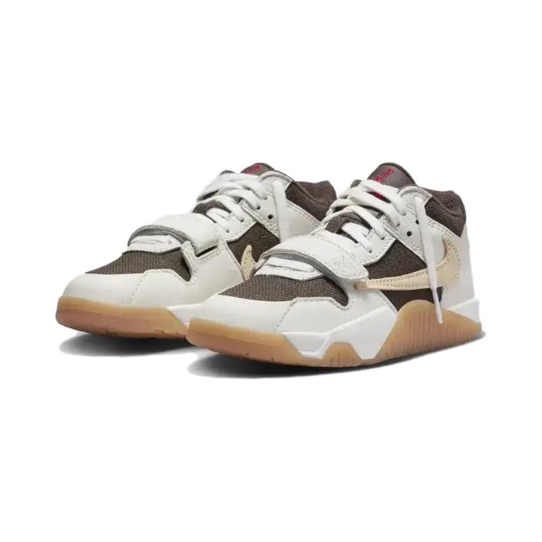 Джордан Jumpman Jack TR Трэвис Скотт Сэйл PS Коричневый Белый — фото 3
