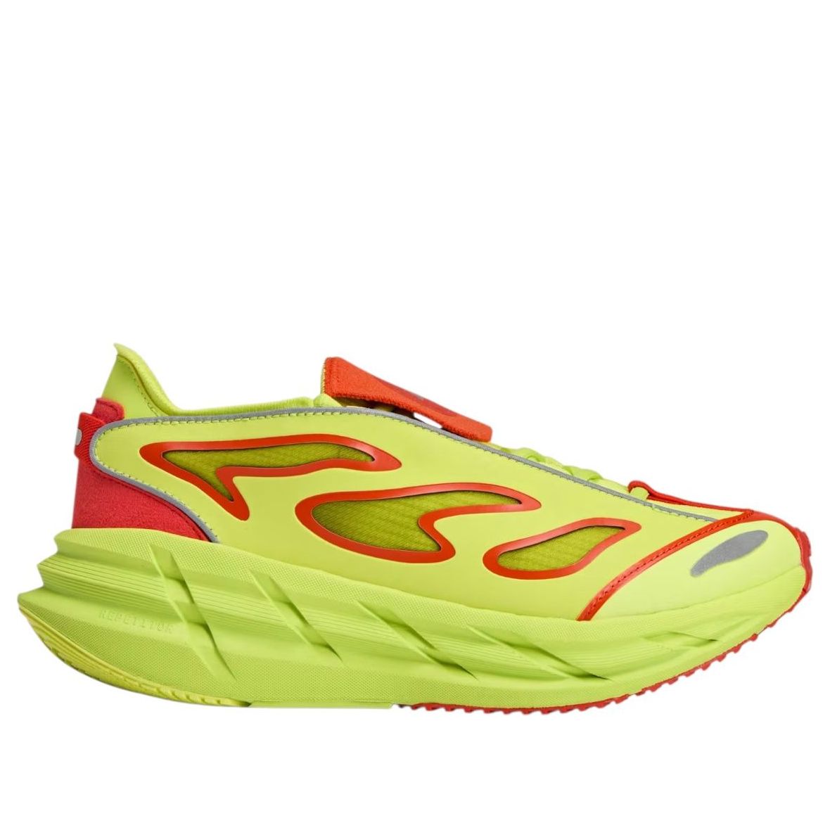 Кроссовки (WMNS) adidas x Stella McCartney Adistar 'Collegiate Orange Preloved Lime' — фото 2