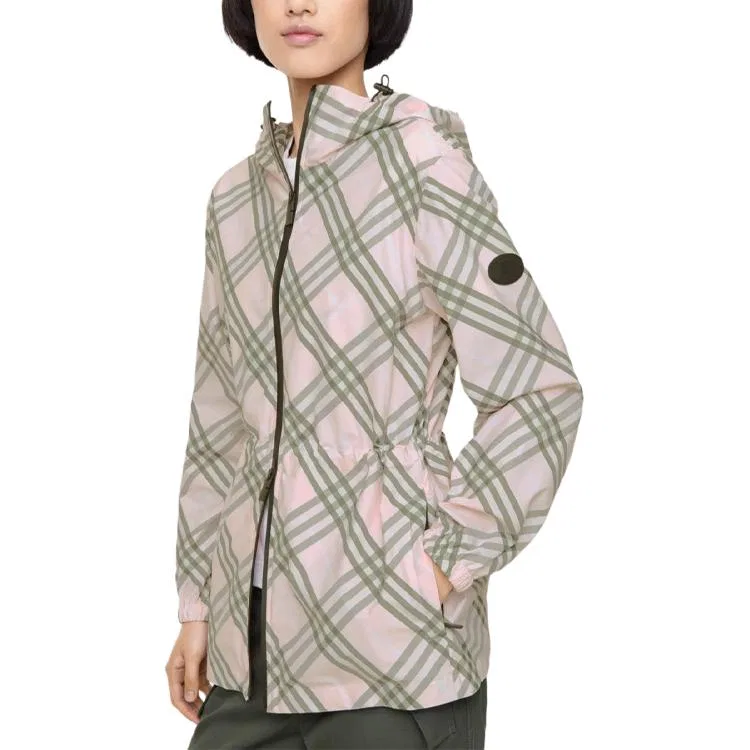 Куртка Burberry, женская, розовый, коллекция SS26 — фото 4