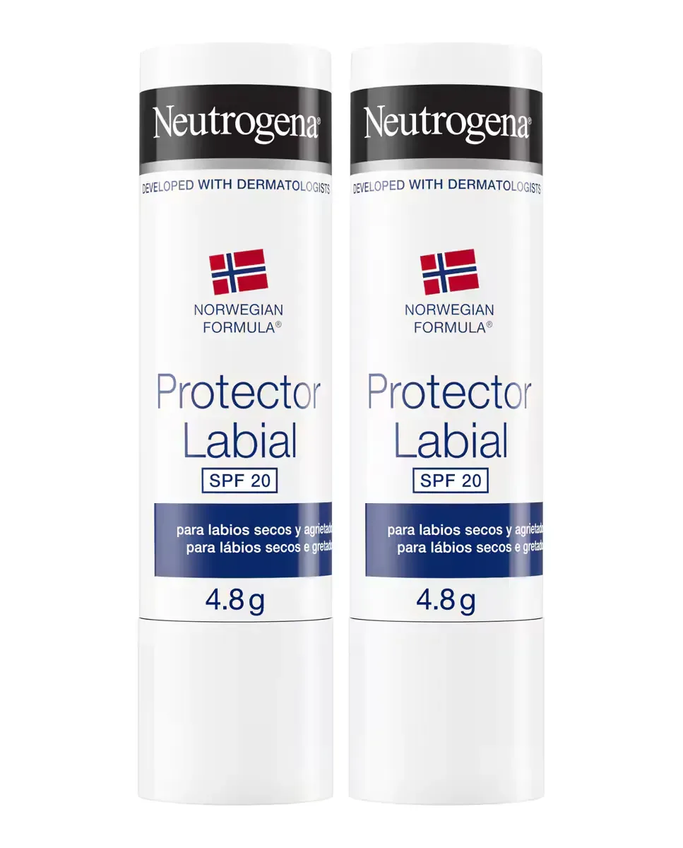 Набор Защитного Бальзама для Губ SPF 20 Норвежская Формула Neutrogena