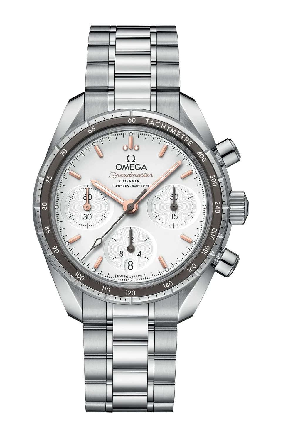 СПИДМАСТЕР 38 КО-АКСИАЛЬНЫЙ ХРОНОГРАФ 38 ММ - 324.30.38.50.02.001 OMEGA, черный