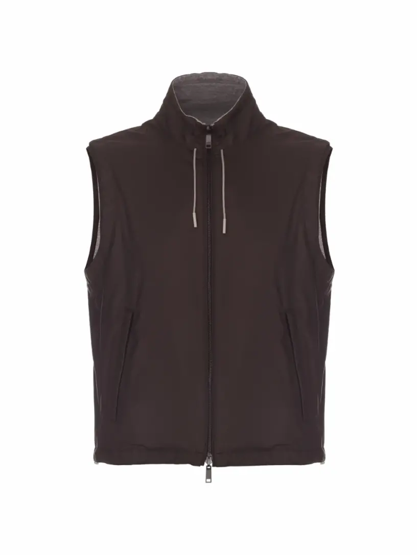 

Двусторонний жилет Brezza Zegna, черный
