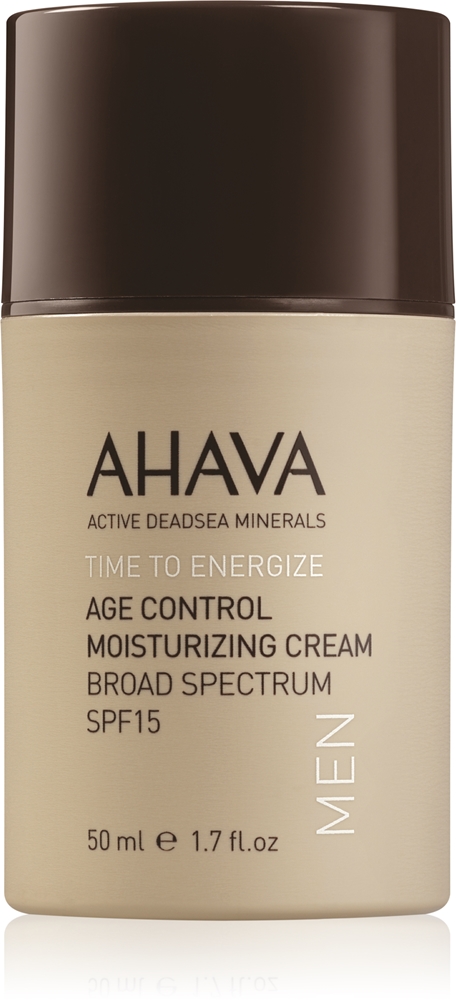 

Время зарядить энергией мужчин увлажняющий антивозрастной крем SPF 15 Ahava, 50 мл