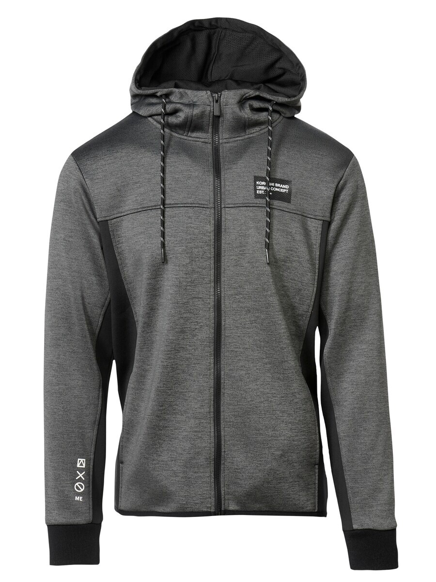 

Толстовка с капюшоном на молнии KOROSHI Zip-Up Hoodie, темно-серый