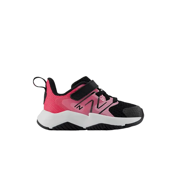 

Кроссовки New Balance Rave Run v2 Bungee Lace Top Strap Toddler Signal Pink Black, розовый