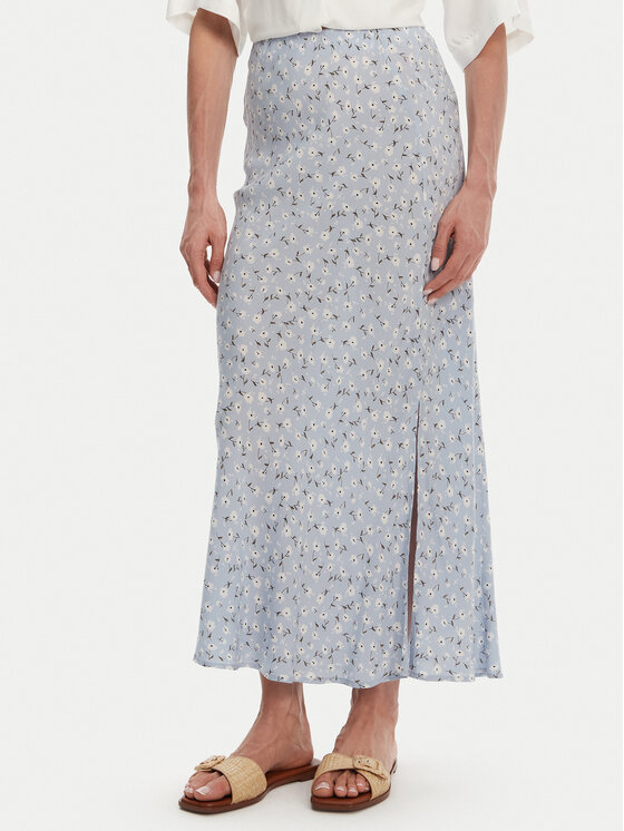 

Юбка миди стандартный крой Nya 17147811 Pieces, голубой