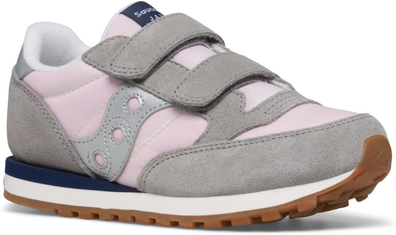 

Детские кроссовки Saucony Jazz Double Hook Loop для унисекса, розовый/серый