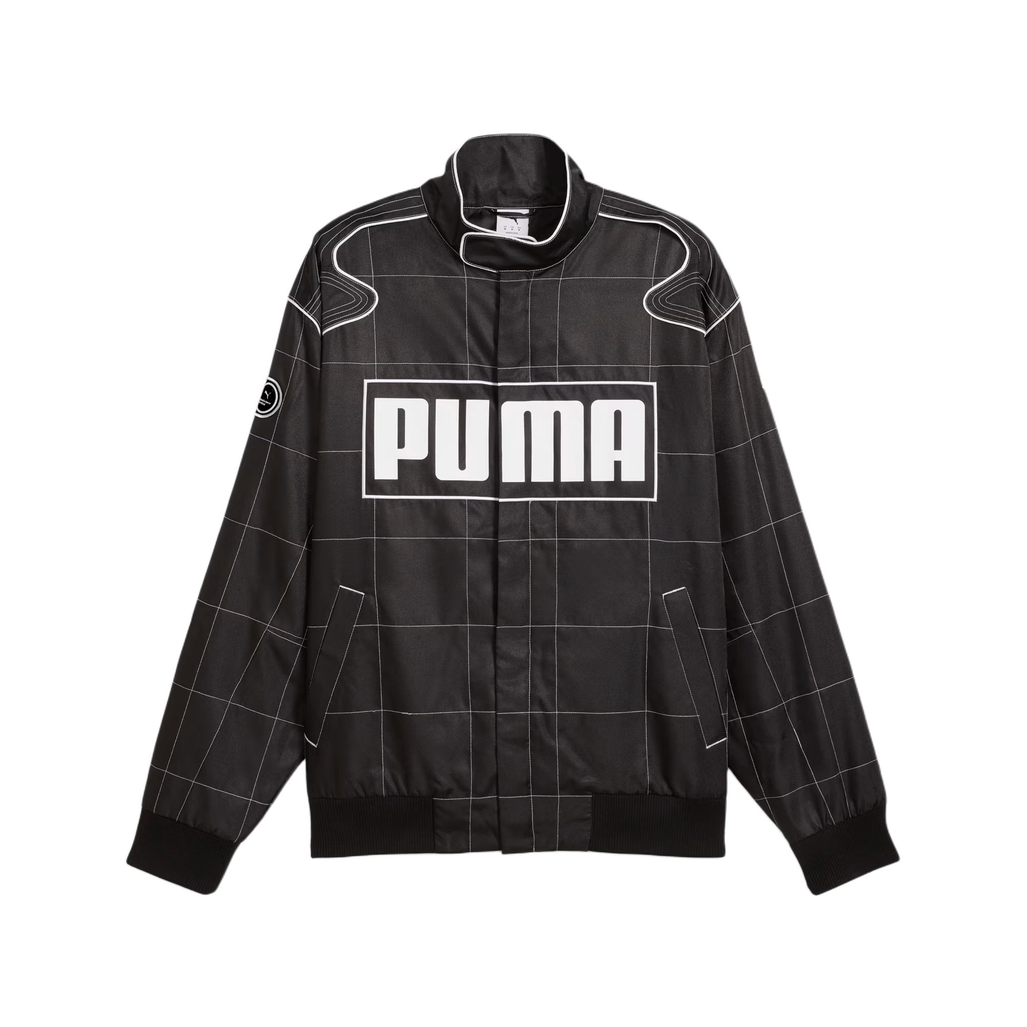 

PUMA Архивная сезонная свободная куртка-бомбер, Black