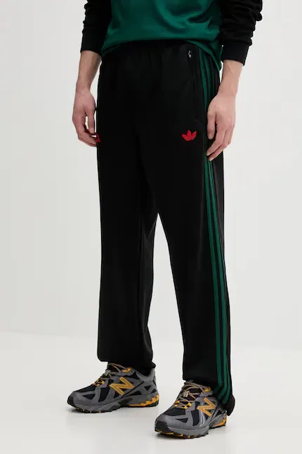Спортивные штаны из эластичного трикотажа Adidas Originals, черный