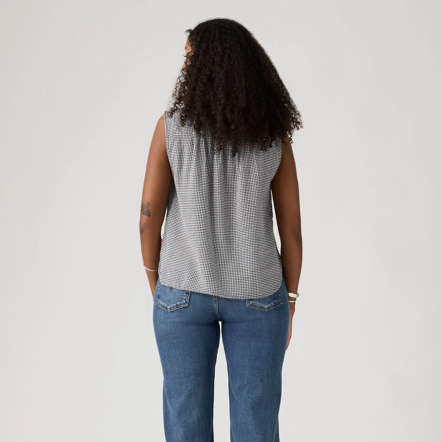 Топ с коротким рукавом Londyn Popover Levi's, Black — фото 4