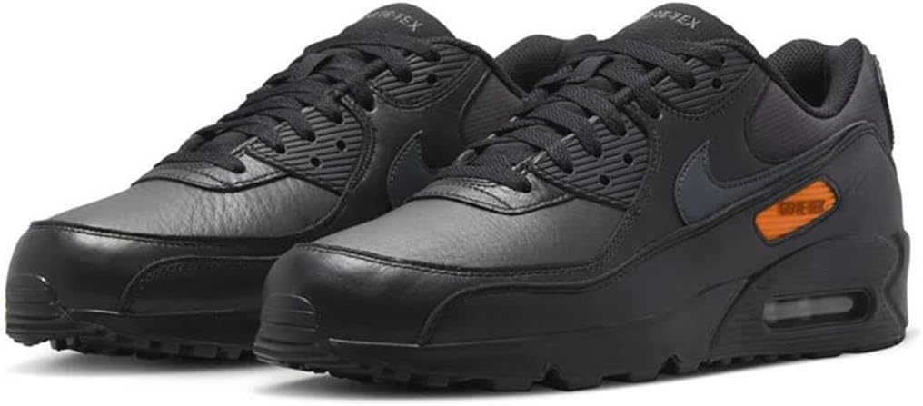 Мужские кроссовки Nike Air Max 90 GTX, черный/оранжевый — фото 2