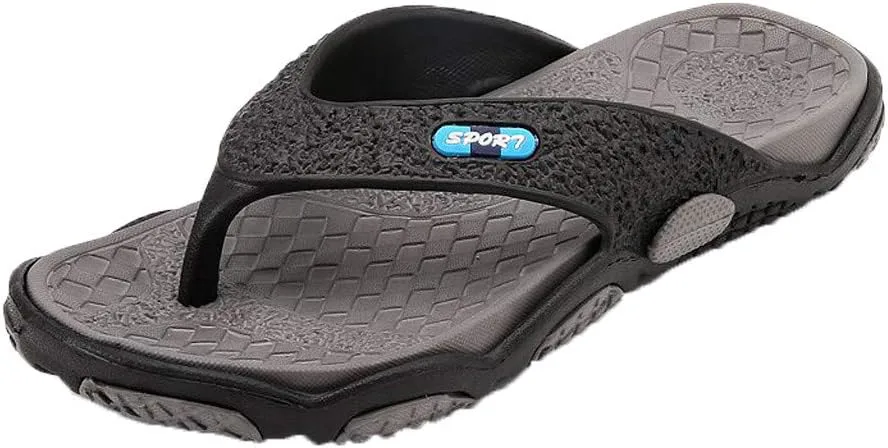 

Массажные тапочки для пальцев ног Flops, летние пляжные и для ванной, открытые мужские шлепанцы AnFeng, серый