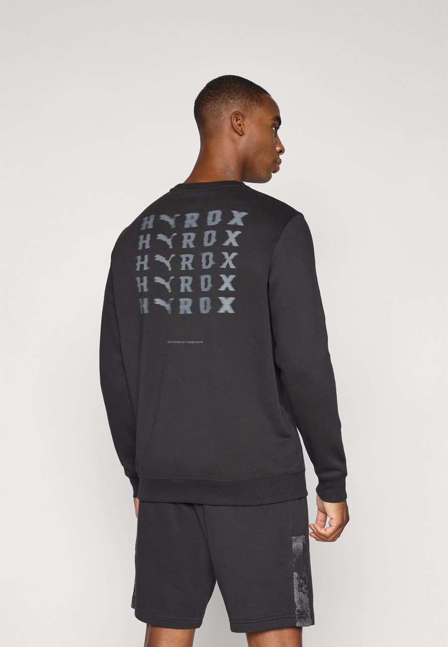 

Толстовка Puma HYROX HEAVYWEIGHT CREWNECK, Black