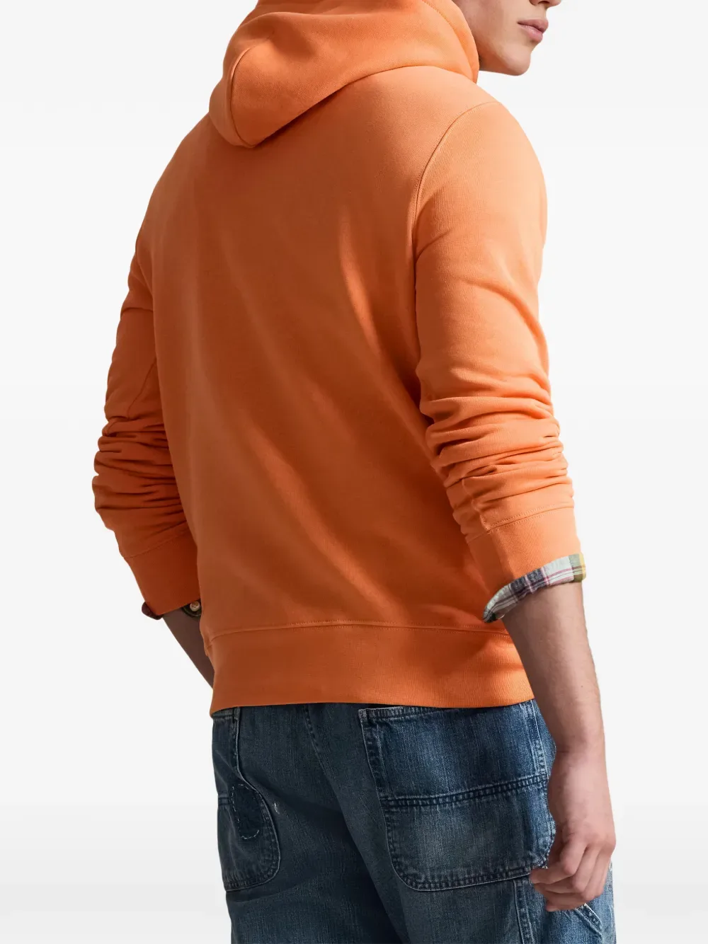 Худи с графичным принтом Polo Ralph Lauren, оранжевый — фото 4