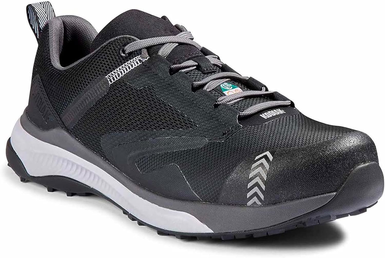 Мужские кроссовки Kodiak Quicktrail Low с нанокомпозитным носком для защиты, промышленного назначения, черный — фото 2