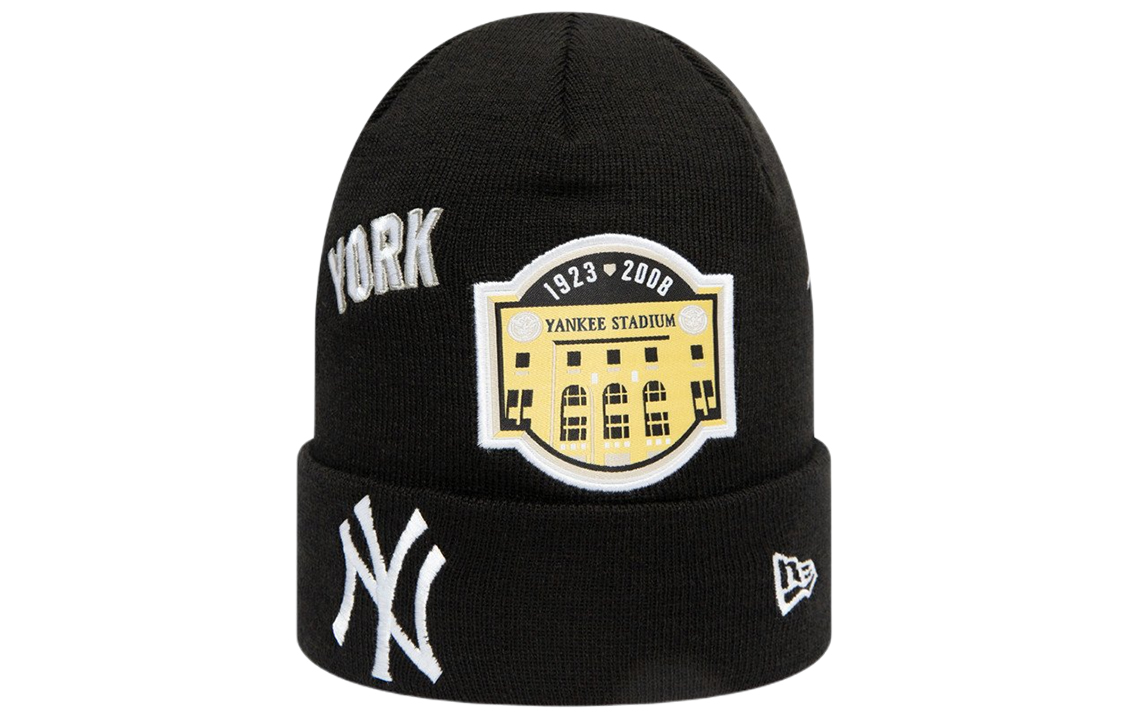 

New Era Черная унисекс-шапка бини, Black