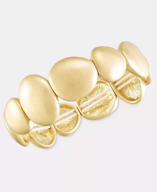 

Скульптурный браслет из бисера, эксклюзив от Macy's Style & Co, gold