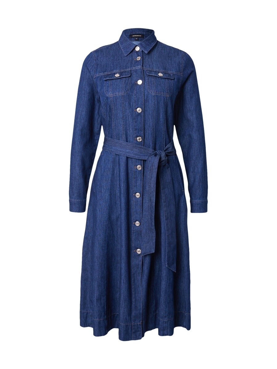 

Платье рубашка MORE & MORE Shirt Dress, темно-синий