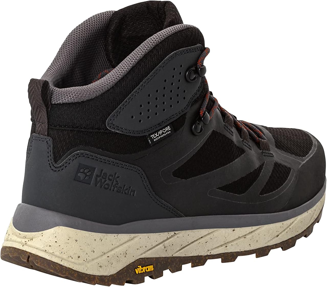 Мужские ботинки Jack Wolfskin Terraventure Texapore Mid M, серый — фото 3