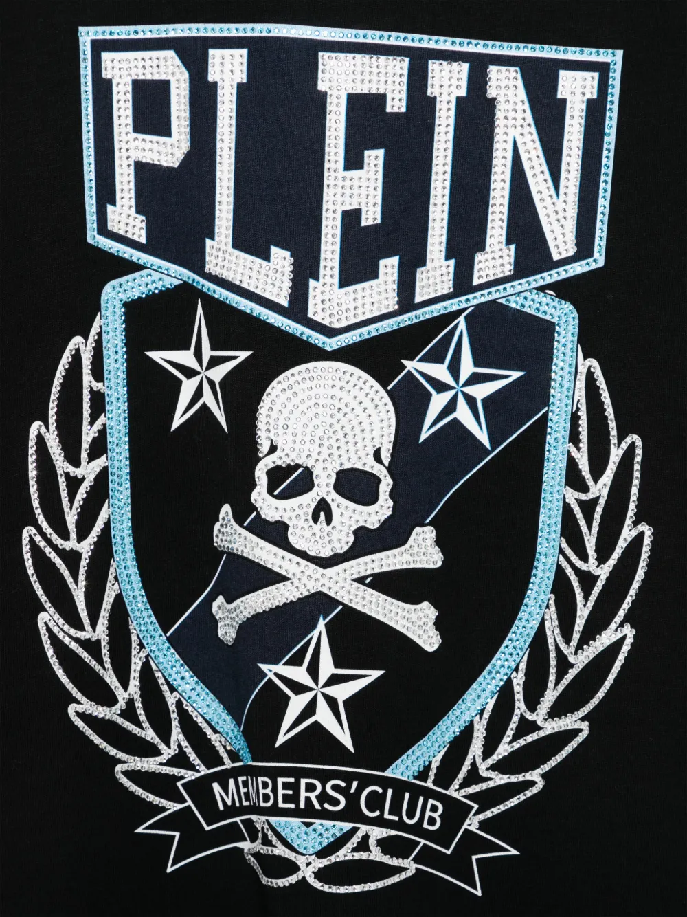 Футболка с круглым вырезом Philipp Plein Junior, черный — фото 3