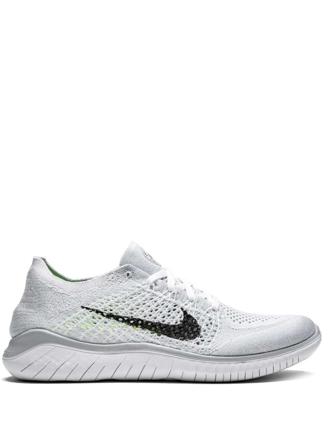 

Кроссовки Nike Free RN Flyknit 2018, белый/черный