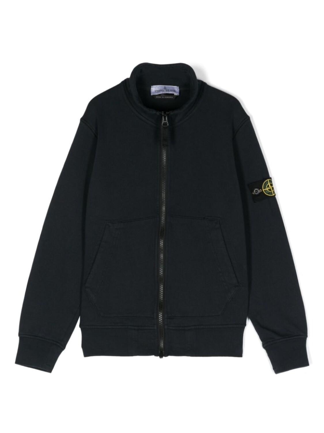 

Stone Island Junior толстовка с узором Compass, синий