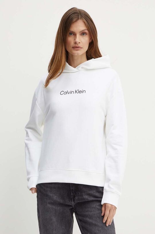 

Хлопковая толстовка Calvin Klein, белый