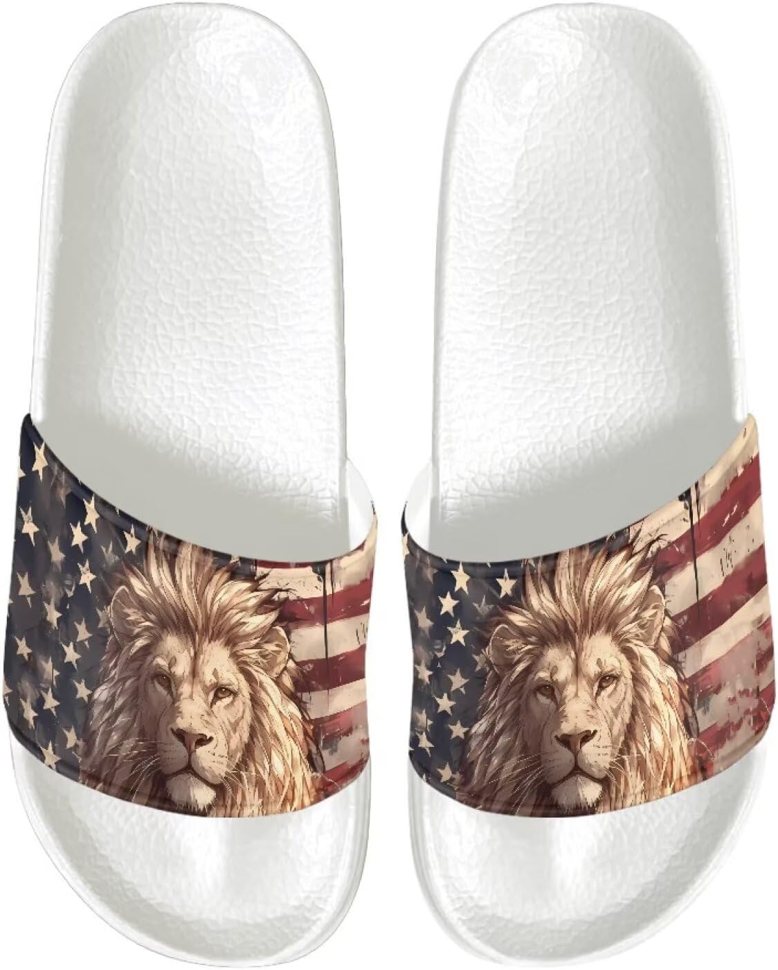 

Удобные летние пляжные сандалии Vuriqeby, American Flag Lion