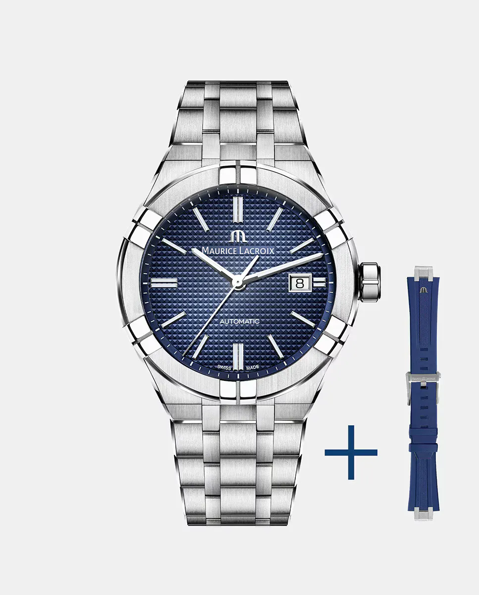 

Aikon AI6008-SS00F-430-C Автоматические мужские часы из стали Maurice Lacroix, серебряный