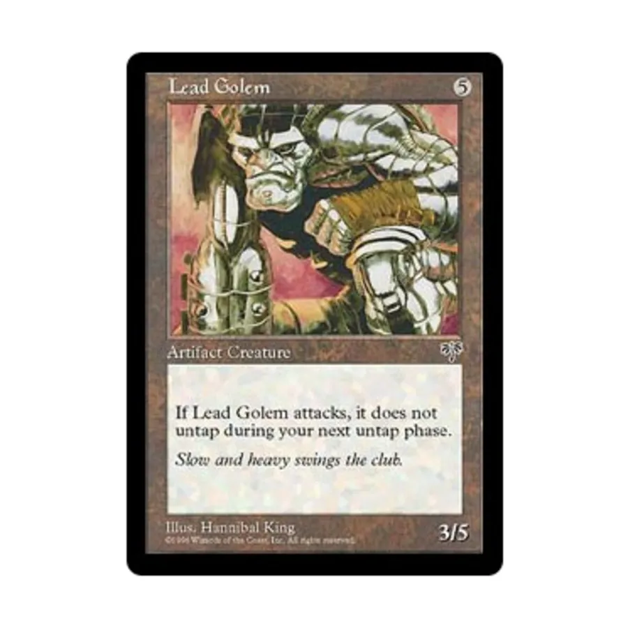 

CCG Свинцовый голем (U), MTG - Mirage