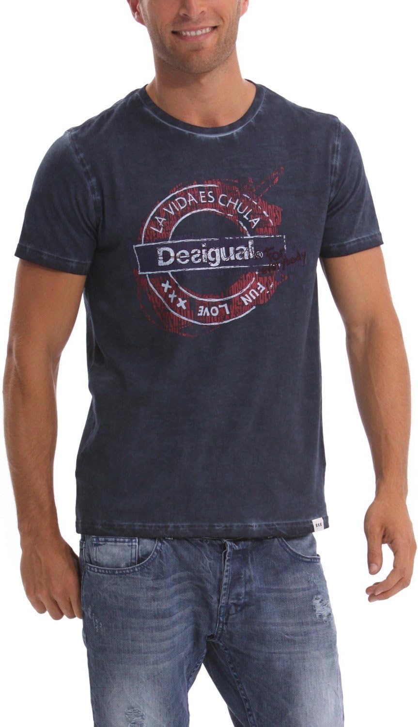 

Мужская футболка Desigual 41T1473, синий