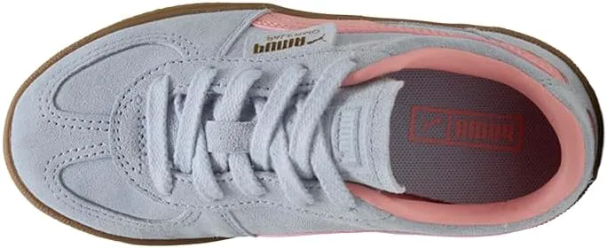 Детские кроссовки PUMA Palermo на шнуровке для мальчиков, повседневные - розовые, розовый — фото 4