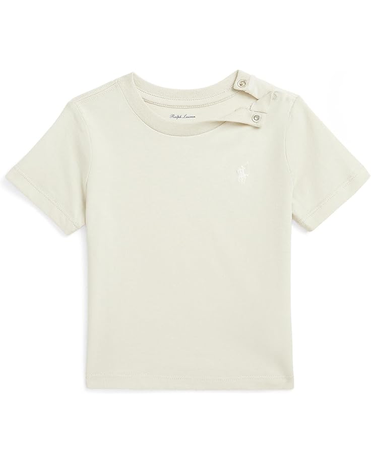 

Футболка Polo Ralph Lauren Kids Cotton Jersey Crewneck Tee, цвет Basic Sand