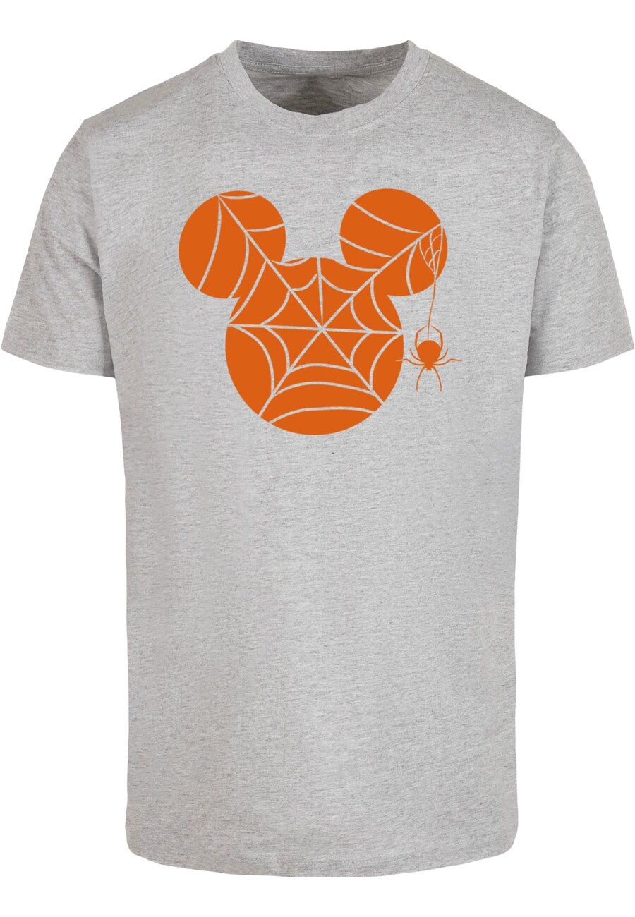 

Классическая футболка ABSOLUTE CULT Shirt Mickey Mouse - Halloween Cobweb, серый