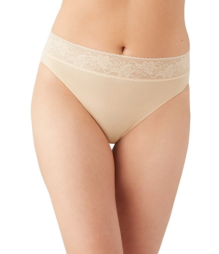 

Трусики Wacoal Comfort Touch с высоким вырезом, бежевый